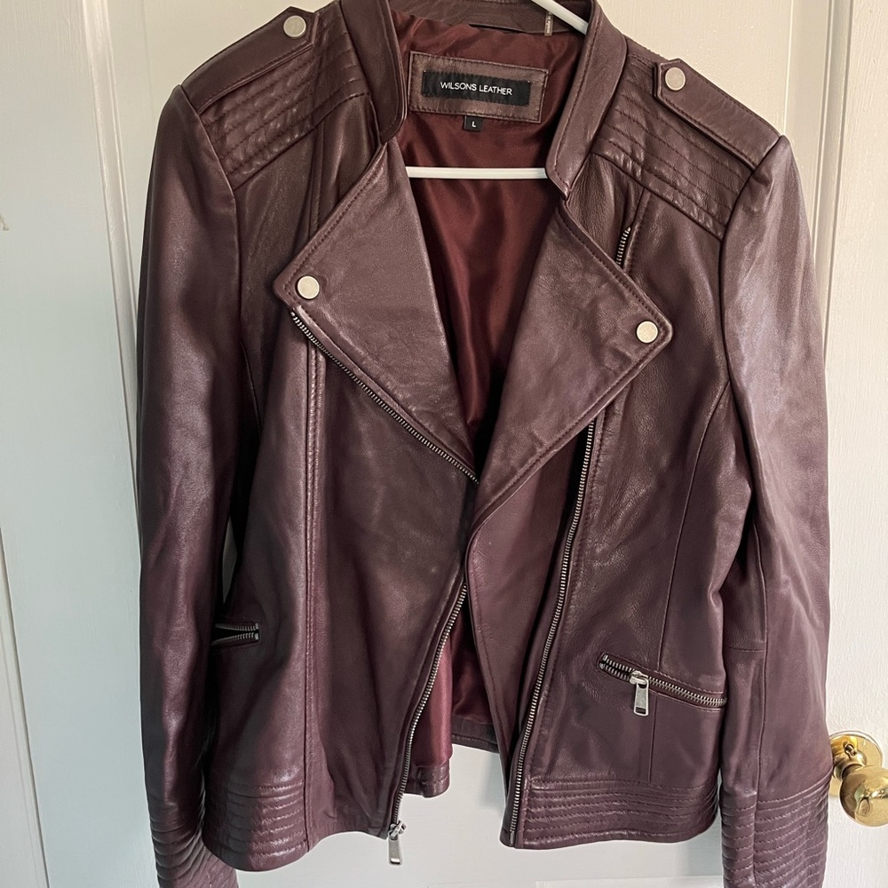Wilsons Leather Women's Deep Maroon Jacket